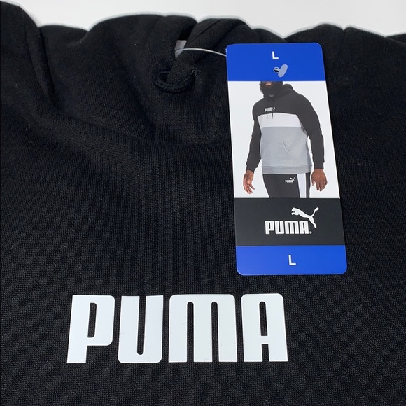 Puma Men's Double Down Hoodie Pullover Sweatshirt - Picture 7 of 14